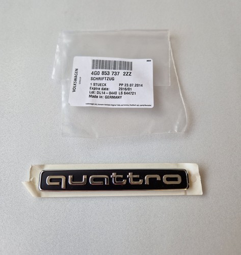 Genuine audi quattro rear boot - quattro,