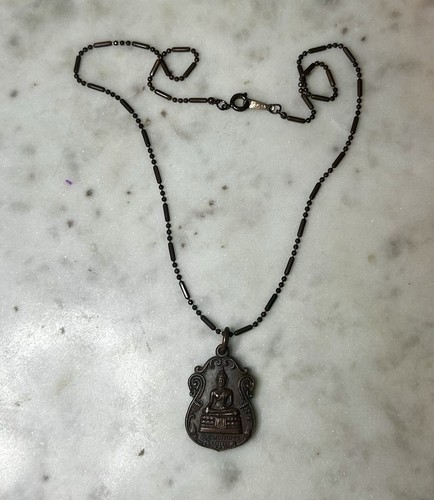 18k rolled gold thai buddha - 18k,