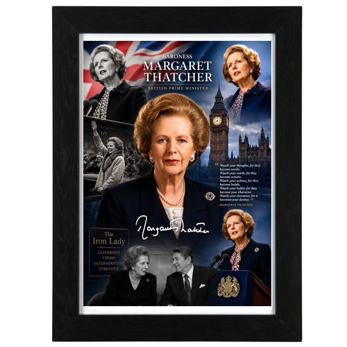 Margaret thatcher signed - thatcher,