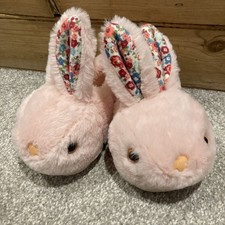 Pink Bunny Rabbit Slippers Girls 170mm About 7-8 Uk Unwanted Christmas Gift