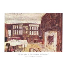 LUDLOW Shropshire Coffee Room