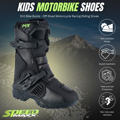 Kids off road black hiviz - -, &