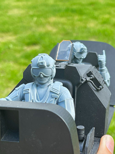 Helicopter pilot and gunner - and,