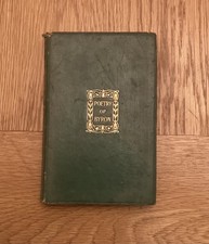 Poetry of Byron Chosen and Arranged by Matthew Arnold 1905 Green Leather VGC