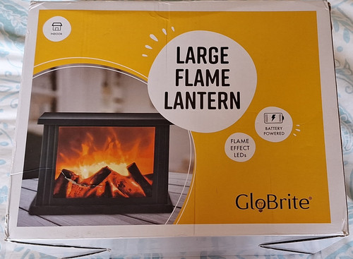 Globrite large black - large, lantern