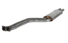 Middle silencer exhaust center