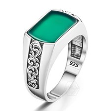 925 Sterling Silver Green