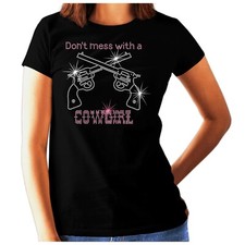 Cowgirl Rhinestone Ladies t
