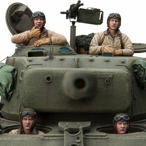 Resin wwii tank crew - 1/16, 4