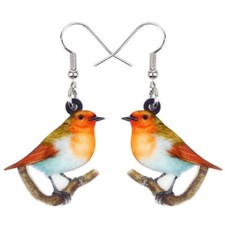 Cute Double Sided Robin Bird