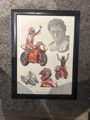 Carl fogarty printed signed - carl,