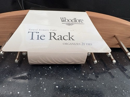 Tie rack with hanger for - with,