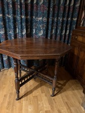 Octagonal hardwood tea - hardwood,