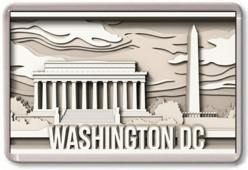 Fridge magnet washington - magnet,