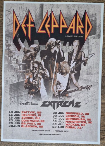Def leppard extreme live - def,