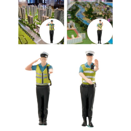 Miniature traffic police 64 - miniature,
