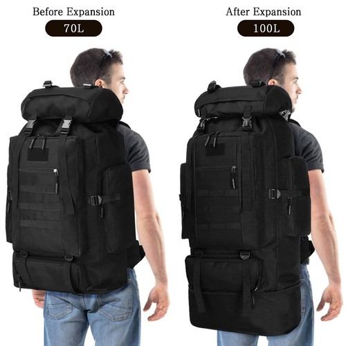 100l hiking camping backpack - 100l,