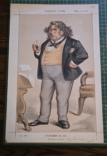 Vanity fair print 1872 the - fair,