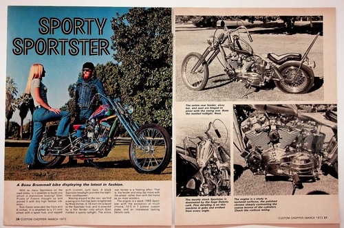 Custom chopper magazine 1972 - custom,