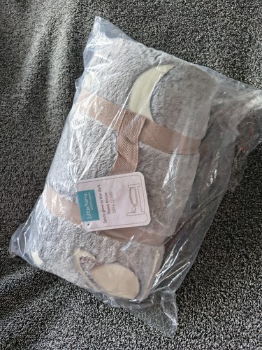 John lewis grey fleece baby - john,