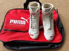 Puma Speed Cat Future Hi Pro FIA/F1 race boots Size 43 9 Daniel Morad Status GP