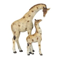 NEW MUM AND BABY GIRAFFE RESIN