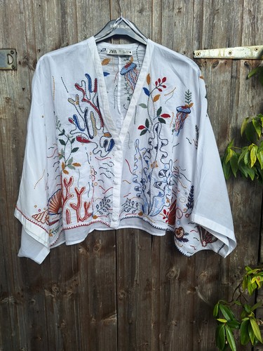 Zara sealife embroidered - zara,