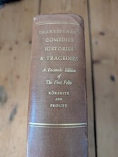 Facsimile of Shakespeare's First Folio - Yale University Press 1955