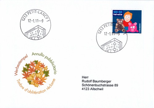 Switzerland letter sst - switzerland,
