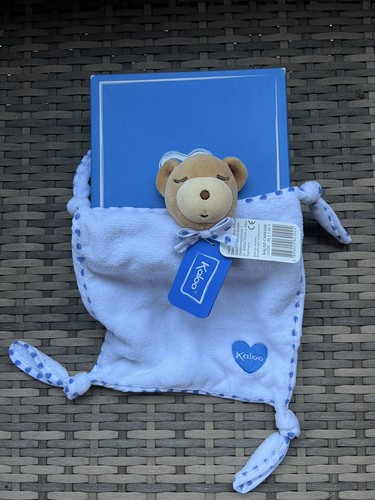 Kaloo caresse white blue - blue, heart