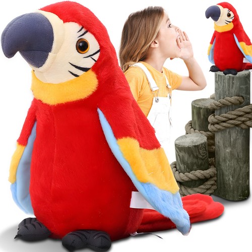 Parrot plush interactive toy - parrot,