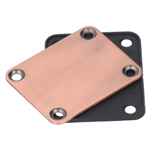 Guitar neck plate - plate, bolt