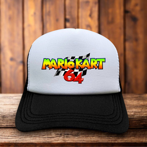 Mario kart mens trucker hat - 64,