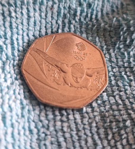 Team rio olympics 50p coin - team,