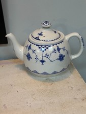 Vintage Masons Denmark Blue and White Small Teapot