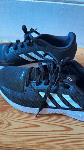 Adidas boys black - black/white, lace