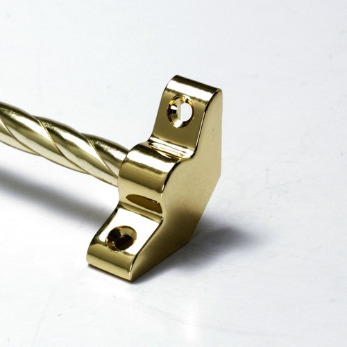 Polished brass stair rods - polished,