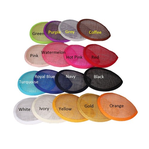 Teardrop sinamay hat base for - teardrop,