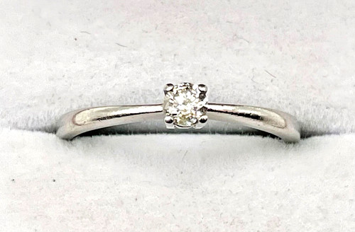 950 platinum diamond - diamond, (0.15ct)