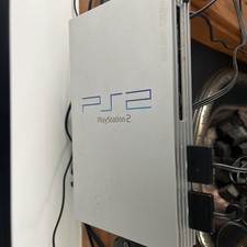 Sony PlayStation 2 SCPH-50003 Silver Console Controllers & Games Tested Working