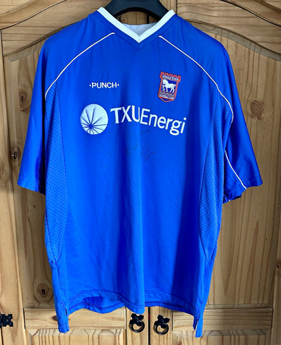 Ipswich town match - town, match-worn