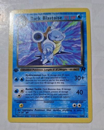 Pokemon tcg dark blastoise - pokemon,