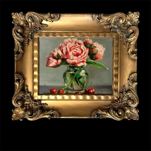 Framed original oil - original, painting