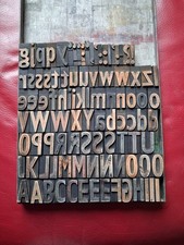 Wooden Letterpress Printers