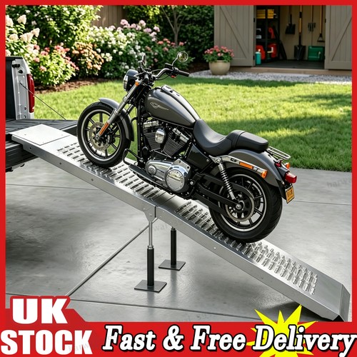 Vehicle loading ramp folding - vehicle,