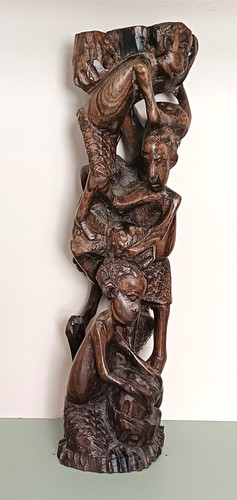 Vintage hand carved - hand, wooden