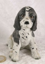 English Springer Spaniel ceramic ornament 4" tall ? Germany  Pedigree dog