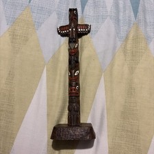 Hand-painted Boma totem