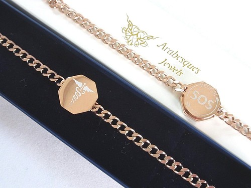 Genuine 9ct rose gold - 9ct, plated