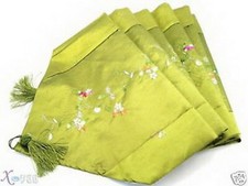 Asian Floral Patterns Green